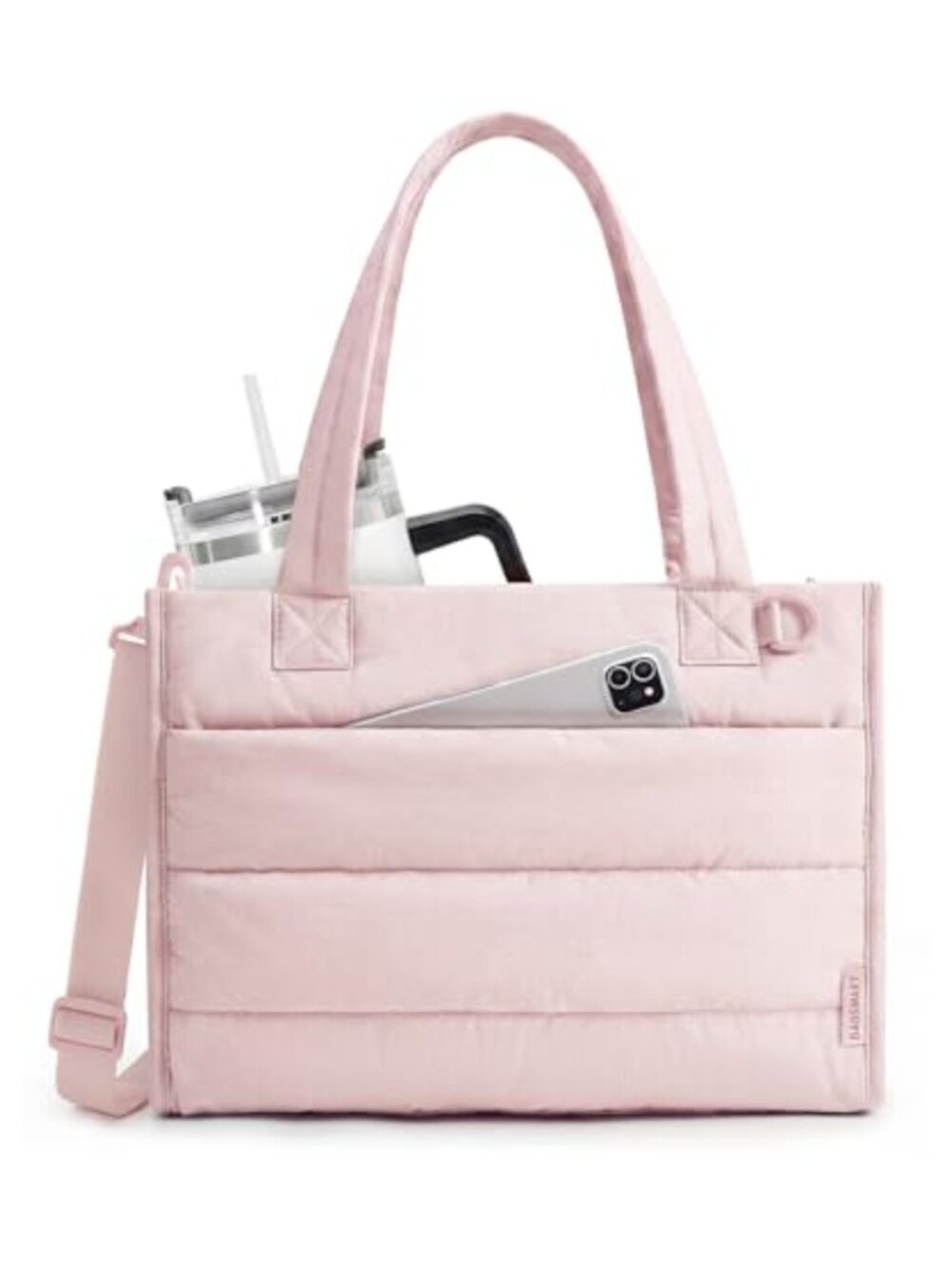 BAGSMART 14L Puffer Shoulder Bag Lightweight Tote Bag for Women